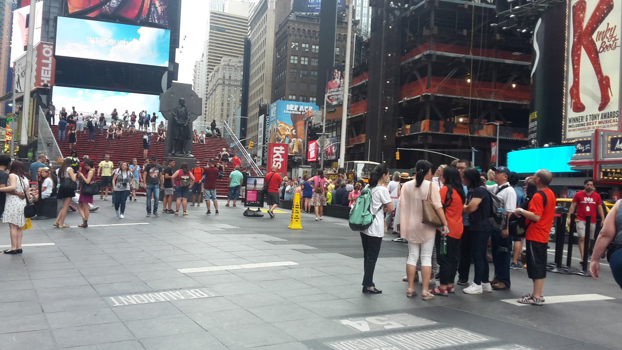 The TKTS booth at Times Square