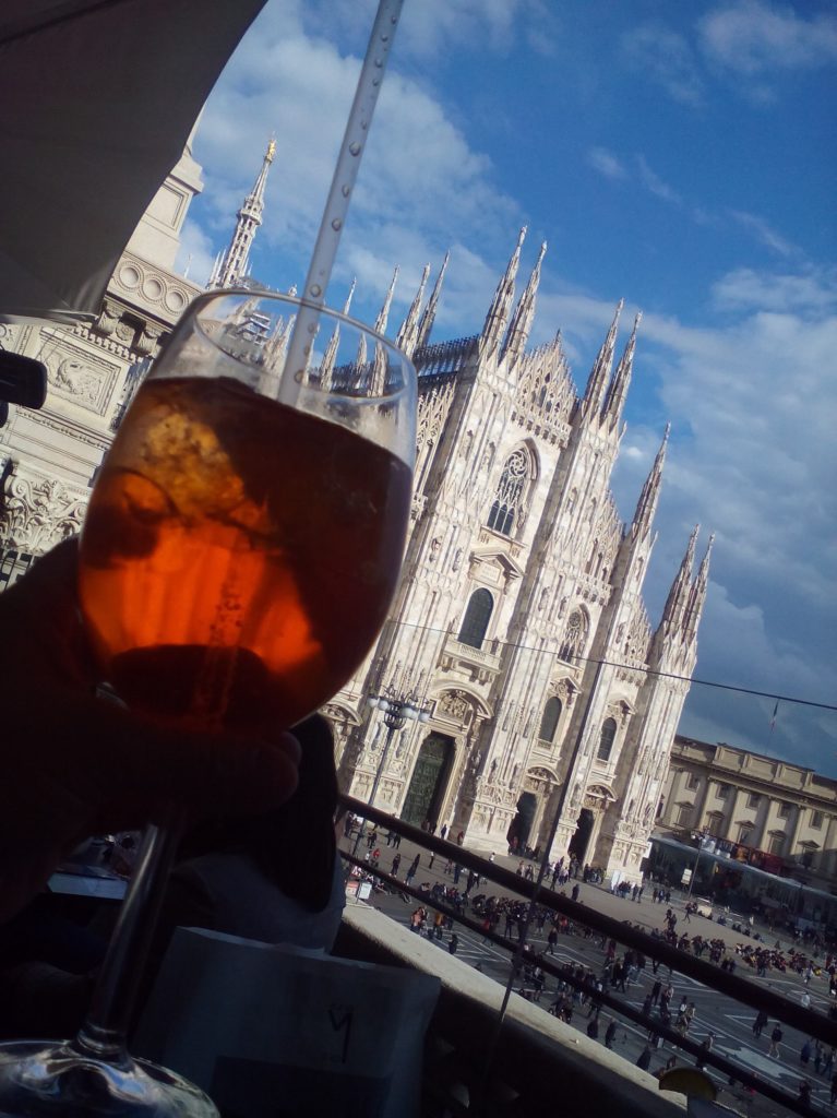 Duomo 21 Terrace Top Aperitivo Spots in Milan Italy IMG_20180413_173737