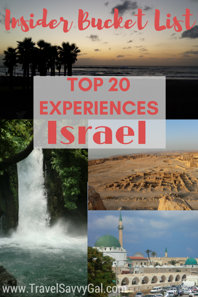 Insider Bucket List - Top 20 Experience in Israel