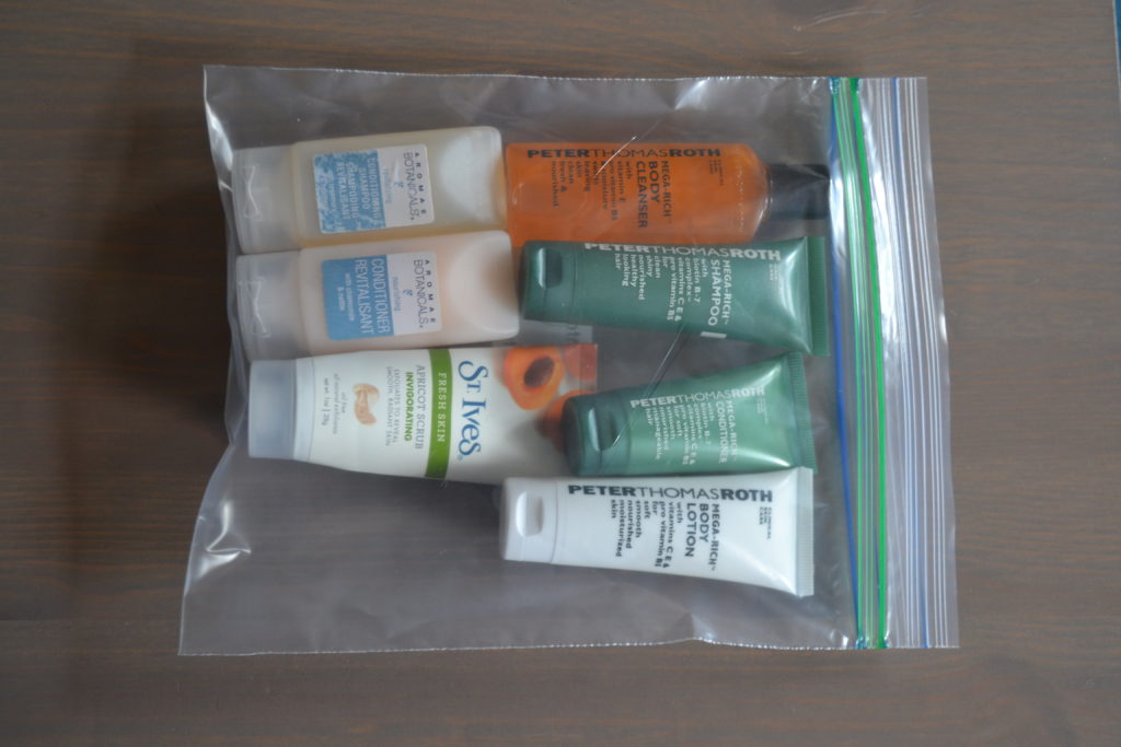 Going There Trip Toiletries Packing Strategy Travel Hack DSC_0498