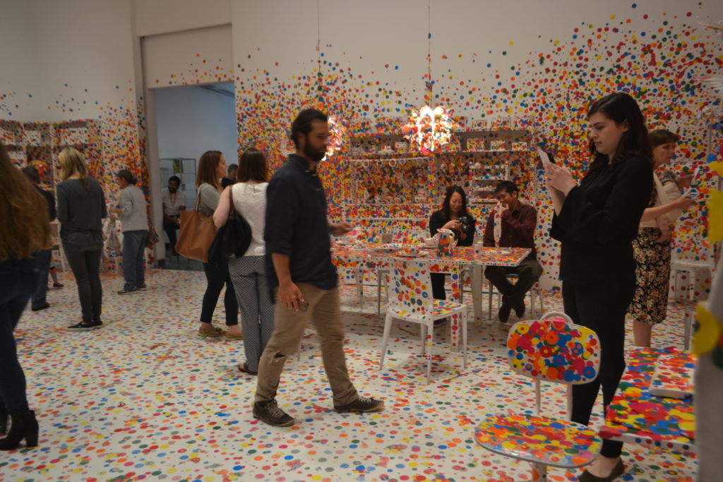 DC Obliteration Room Kusama Exhibit Hirshhorn Museum Washington DC US DSC_0324