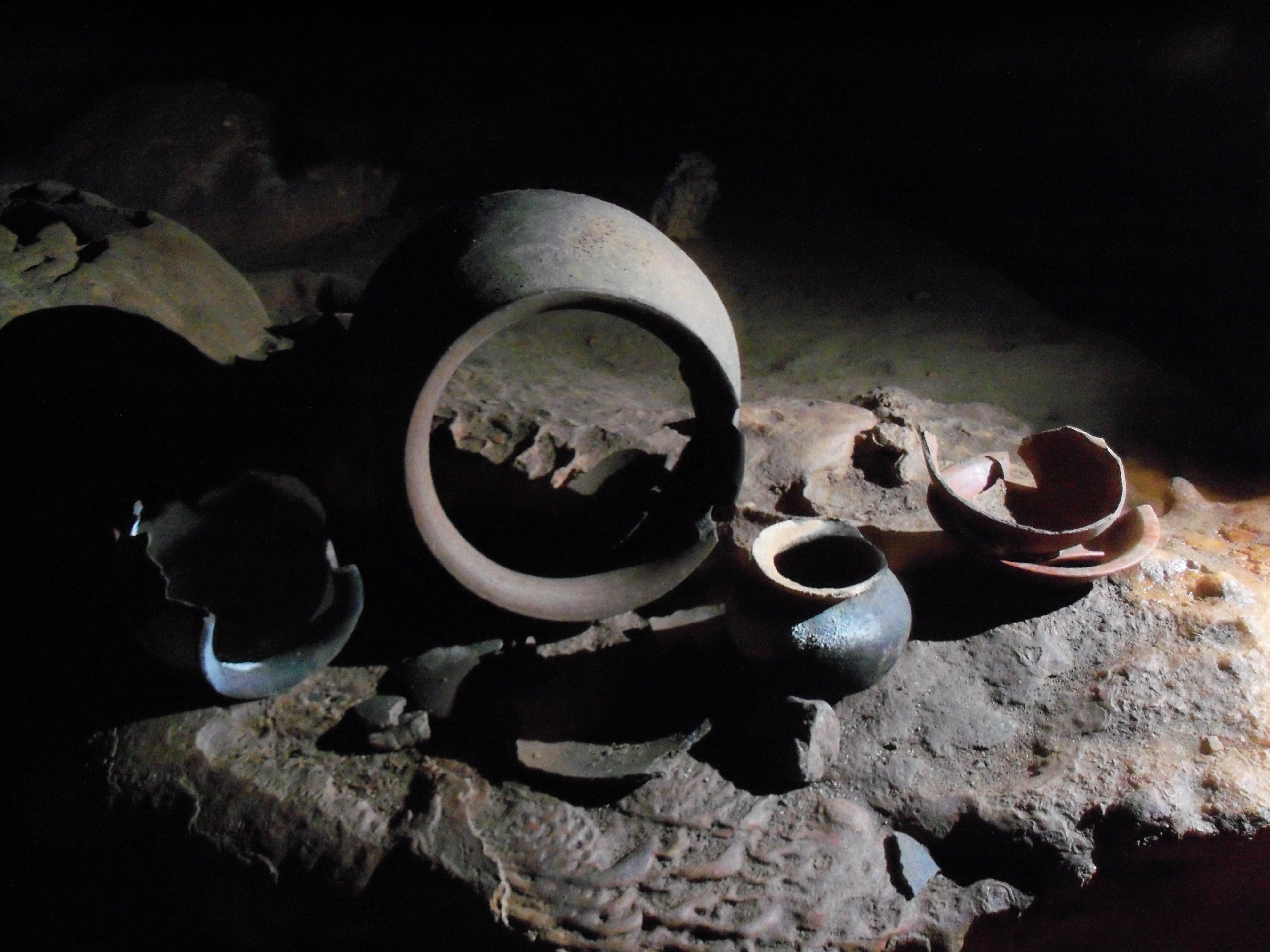 Actun_tunichil_muknal-pottery ATM Cave Belize - Travel Savvy Gal