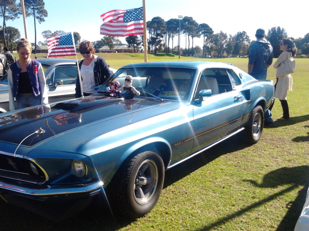 Classic Cars Celebrating July 4th Abroad Perth Australia 2012-07-01 11.36.05