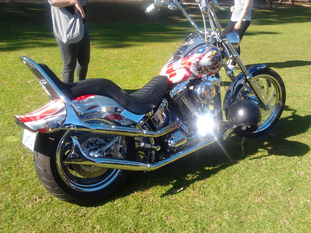 Motorcycles Celebrating July 4th Abroad Perth Australia 2012-07-01 11.46.50