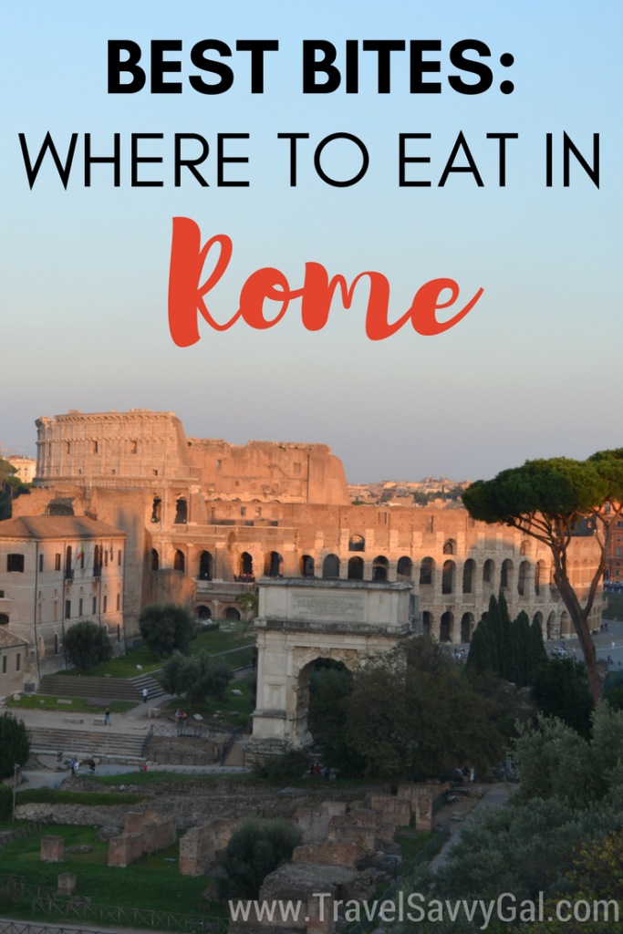 Best Bites - Where to Eat in Rome Italy