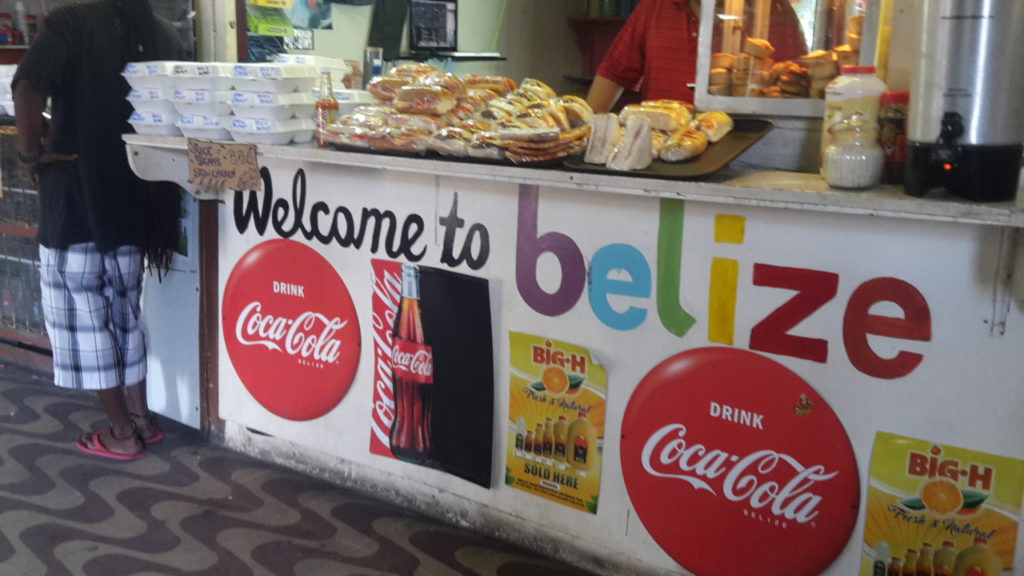 Street Food stands at bus station with Marie Sharp's hot sauce Above ground coffins at cemetery Things to Know About Belize Before You Go20170508_115008