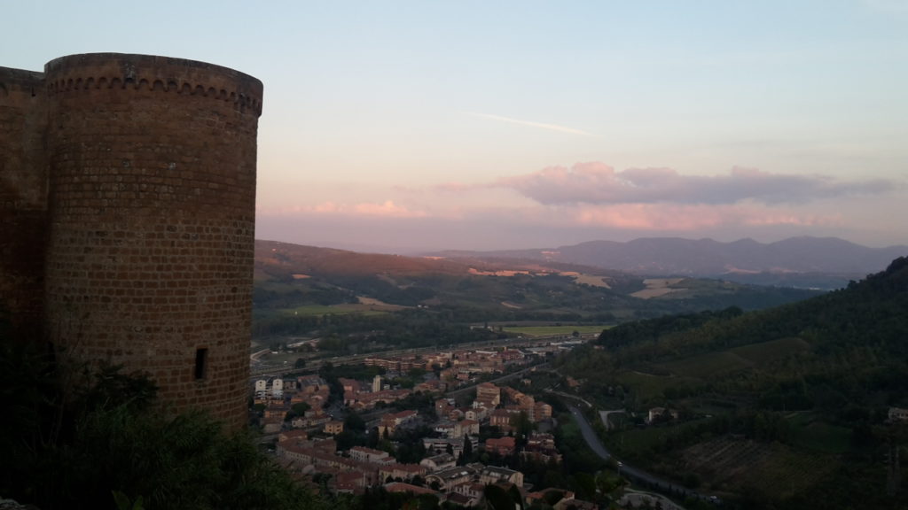 Sunset over Orvieto Italy Day Trip from Rome Top 8 Travel Destinations of 2018 20160930_184317