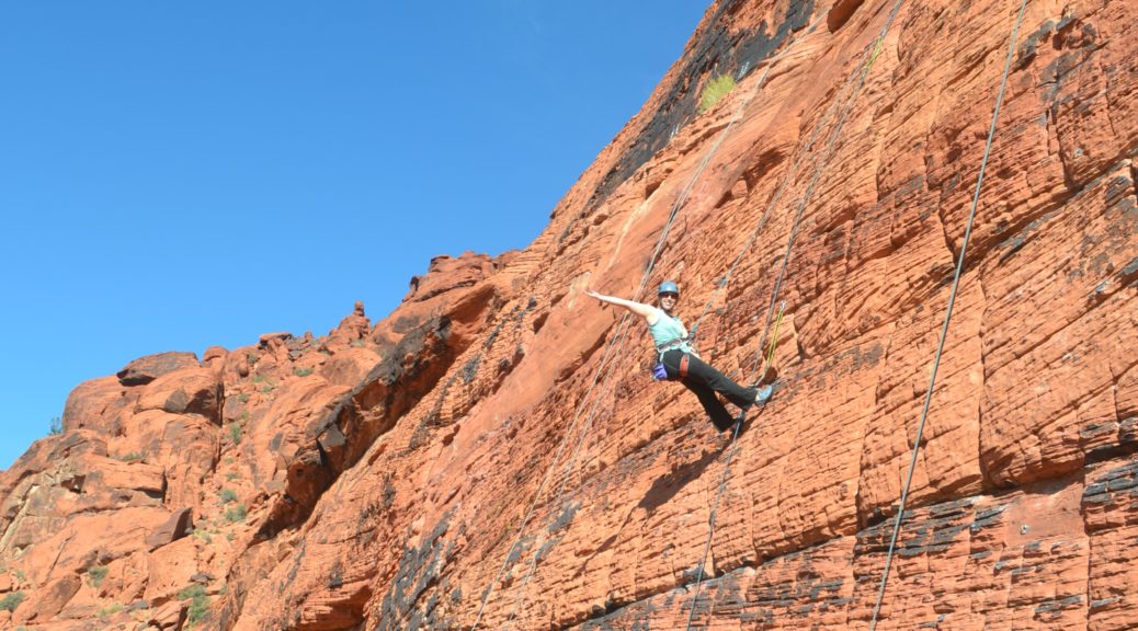 Rock Climbing In Red Rock Canyon Day Trip From Las Vegas Nevada Travel Savvy Gal