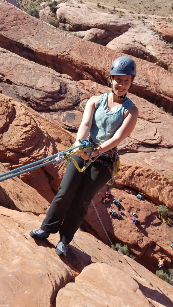 Rappelling Rock Climbing in Red Rock Canyon Day Trip from Las Vegas, Nevada 20171111_095613