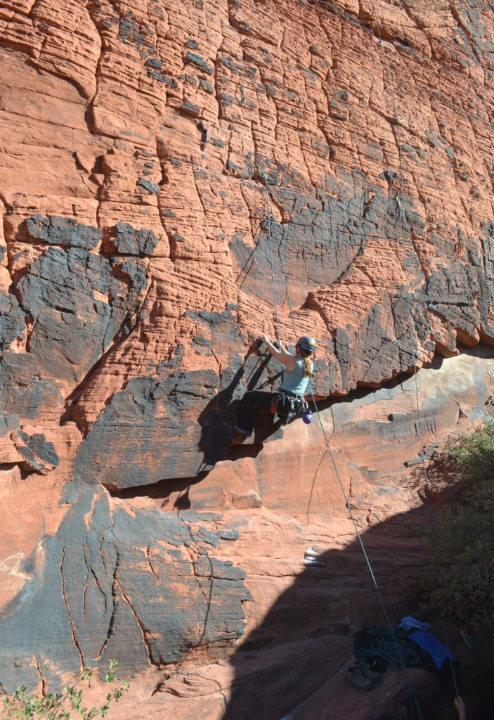 Rock Climbing in Red Rock Canyon Day Trip from Las Vegas, Nevada DSC_0039