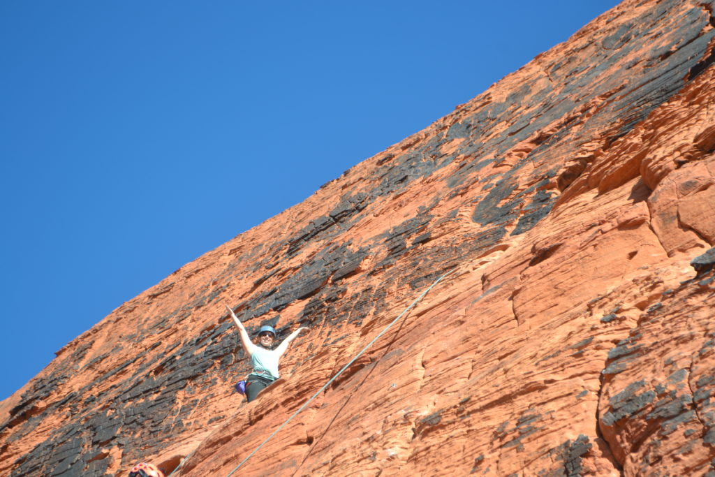 Rock Climbing in Red Rock Canyon Day Trip from Las Vegas, Nevada DSC_0078