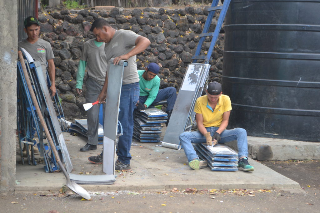 Getting boards ready Bucket List Adventure Volcano Boarding in Nicaragua DSC_0577