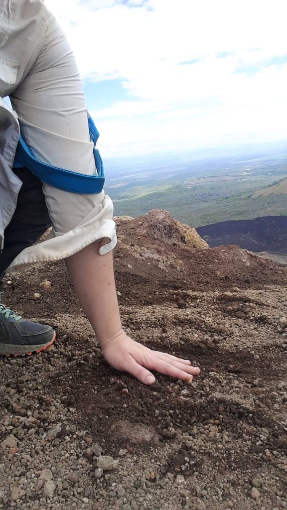 Hot ground Bucket List Adventure Volcano Boarding in Nicaragua 20180120_103711