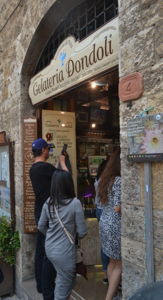 San Gimignano Gelateria Dondoli Where to Find the Best Gelato in Italy DSC_0081