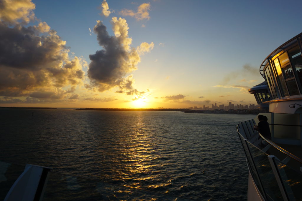 Miami Florida Caribbean Cruise sunset Travel Superlatives 2018 DSC01159