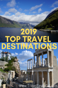 Top Travel Destinations of 2019 yellow