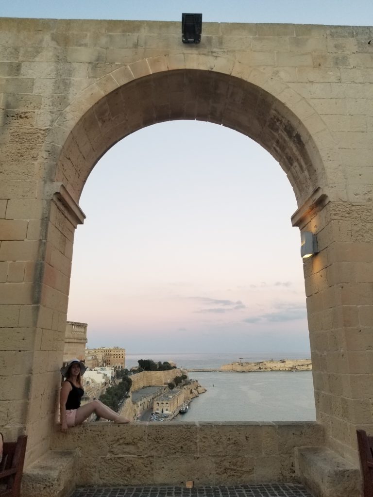 Sunset Upper Barrakka Gardens Top 12 Reasons to Go To Malta & Malta Travel Tips 20180930_185011