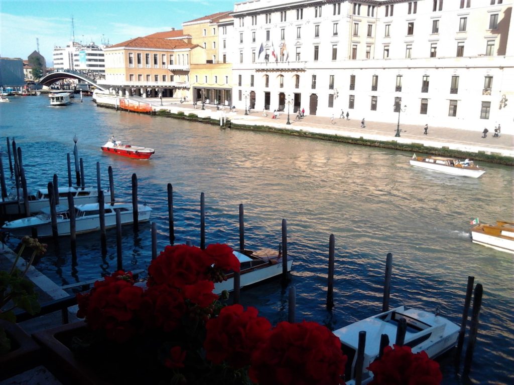 Hotel Carlton Grand Canal view from the room