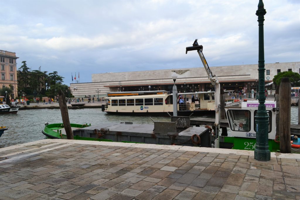 Train Station Santa Lucia in Venice Italy