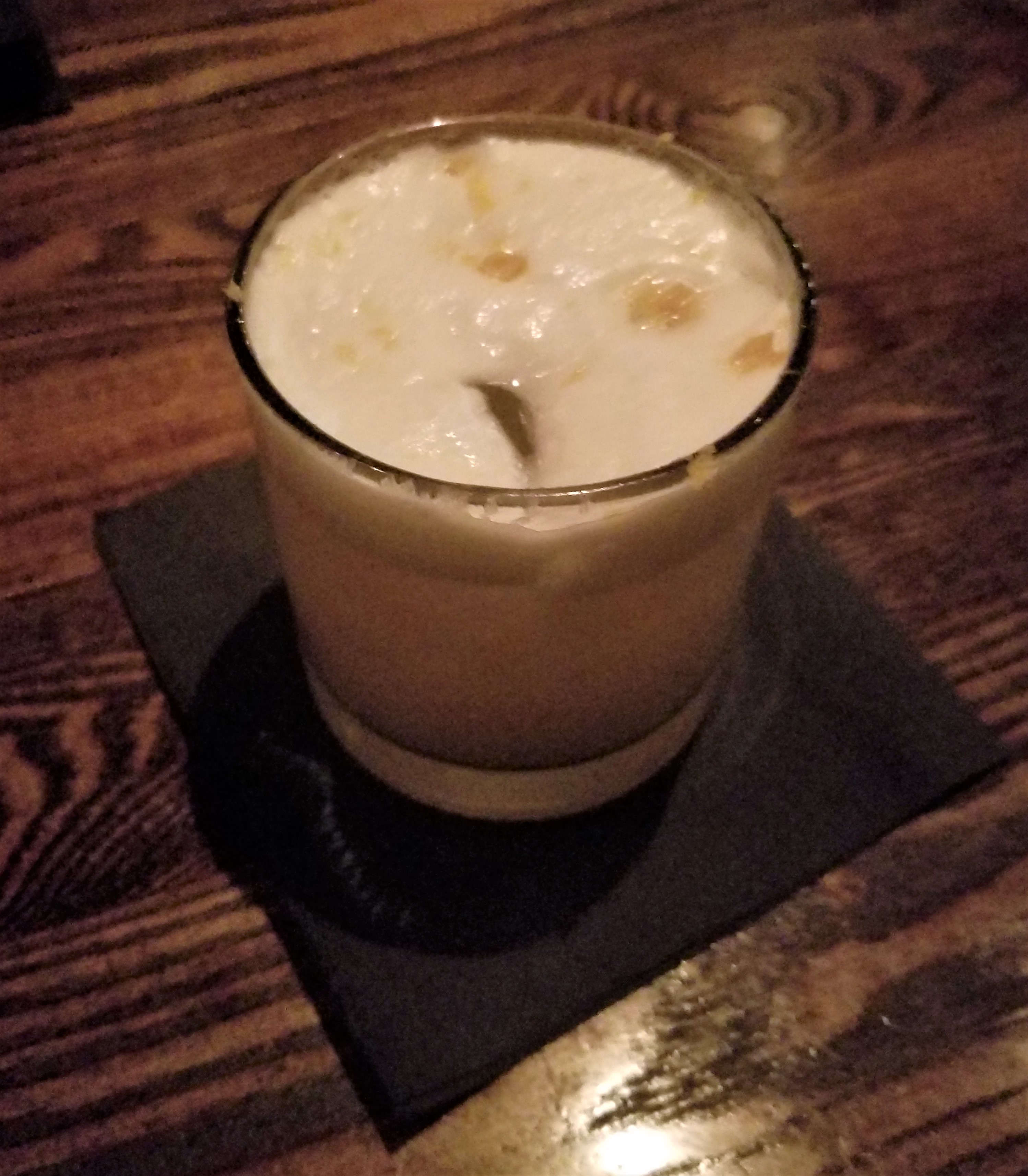 Ginger whiskey sour at Second Story Old Town Scottsdale